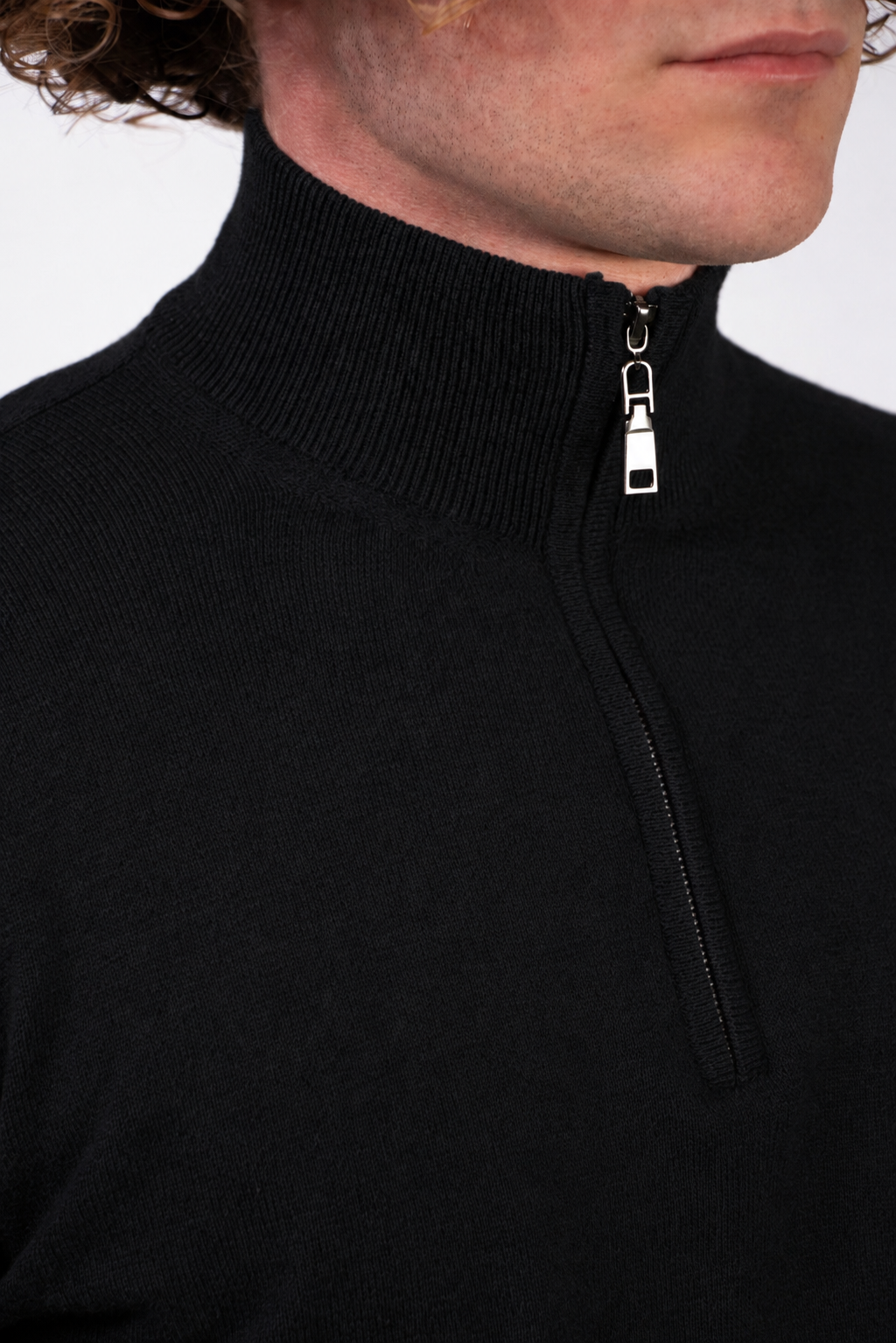 Demi zippé 70% Cachemire